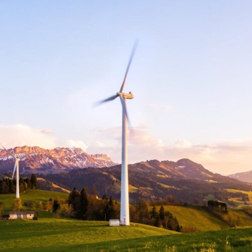 Lyric and Mira’s recycled material fashion line